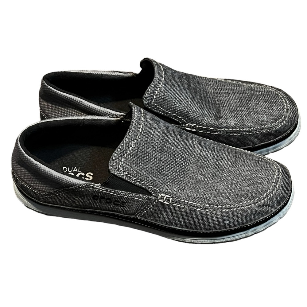 Crocs Mens Santa Cruz Playa slip on shoes size 10 Dual Comfort Great Condition - Picture 5 of 5
